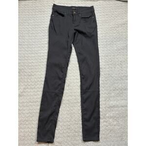 PrAna Southport Pant Size 0 Black Skinny Leg Mid-rise